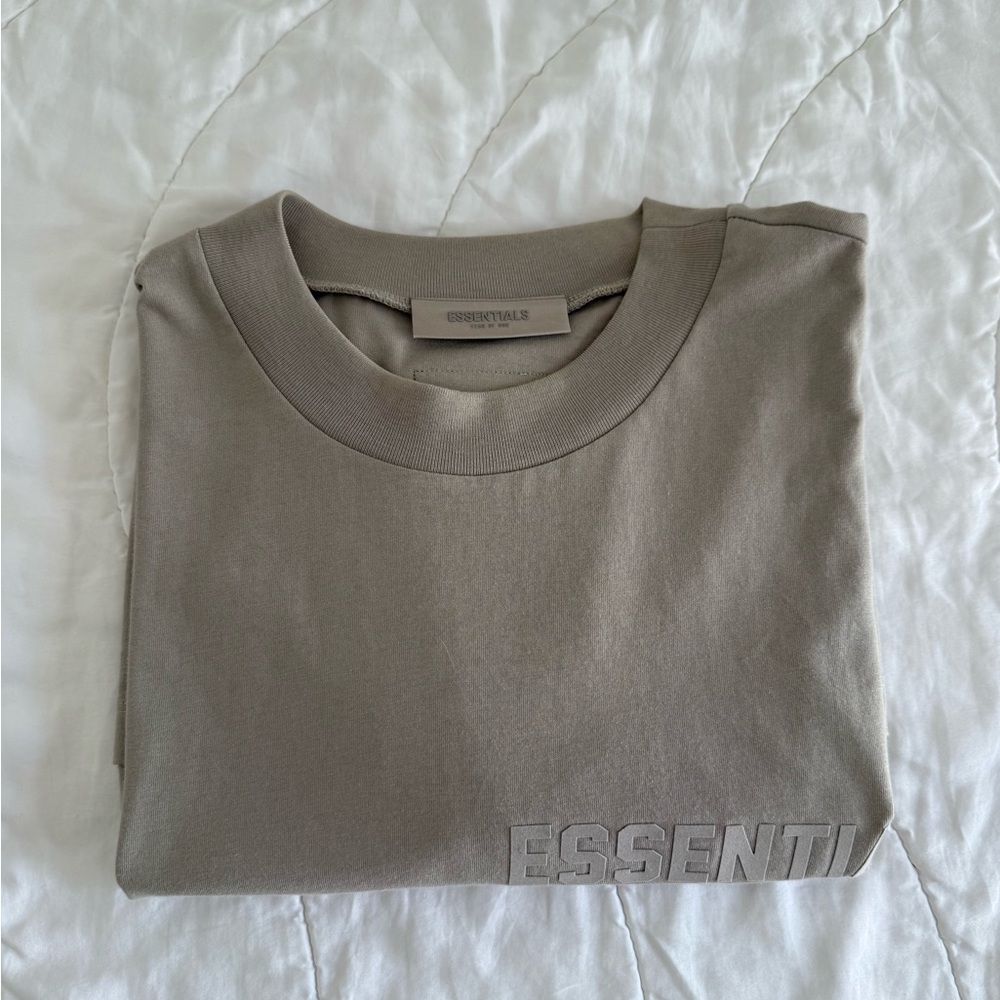 Essentials Stone Gray Tee - image 1